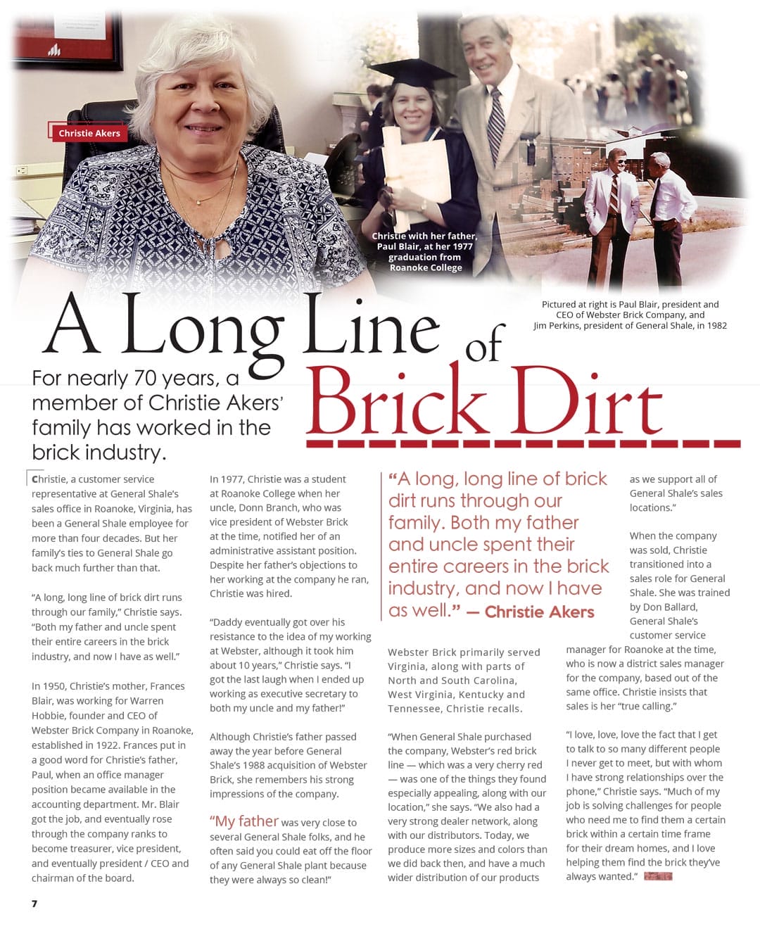 General Shale Booklet - A long line of Brick and Dirt page